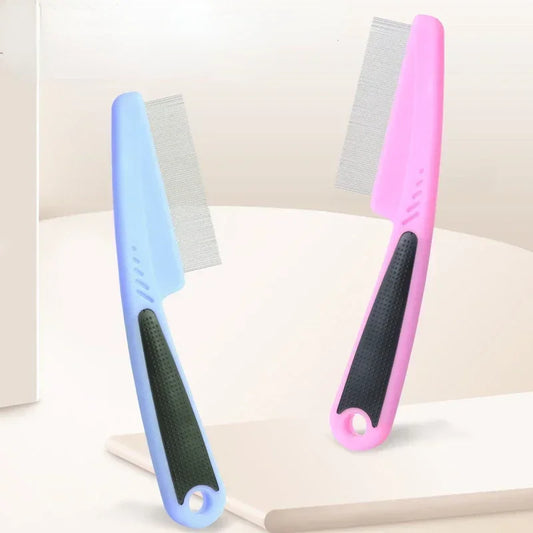 Stainless Steel Close-Tooth Grate Comb for Pet Grooming