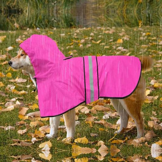 Adjustable Reflective Lightweight Waterproof Dog Raincoat