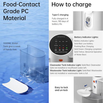 Charging Automatic Water Feeder