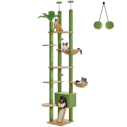Adjustable Cat Tree and Scratching Post