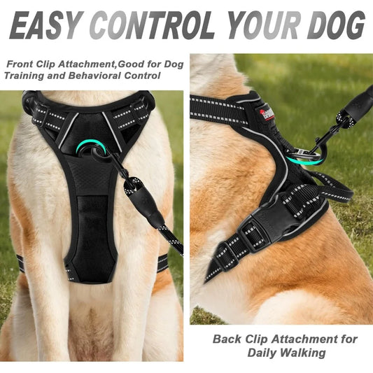 Heavy Duty No Pull Dog Harness