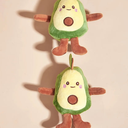 Avocado shaped plush toy