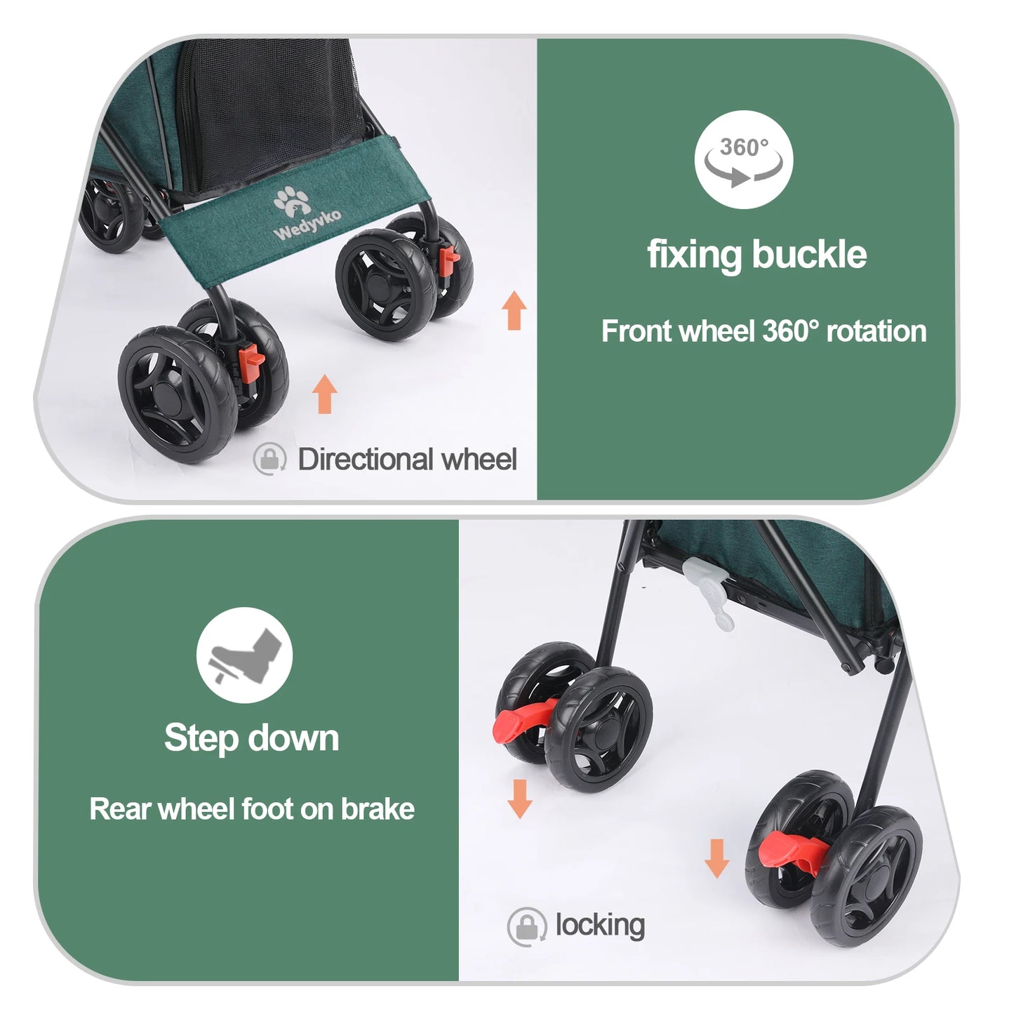 Universal Lightweight Folding and Breathable Stroller
