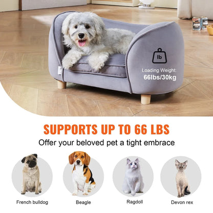 Durable Comfortable Scratch-Resistant Pet Sofa Bed Easy Clean