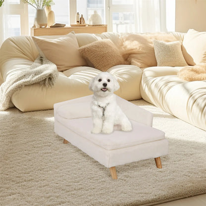 Elevated Pet Bed with Cozy Waterproof Pad, for Small Dog/ Kitten