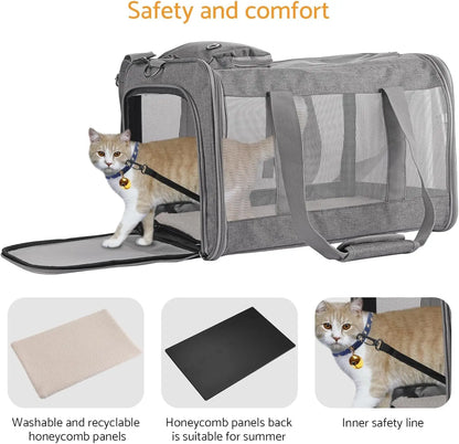 Soft Travel Bag with Breathable Honeycomb Board, Removable Support Board