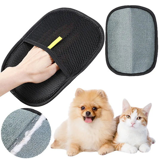 De-shedding pet hair remover glove for Long/Short/Curly Hair
