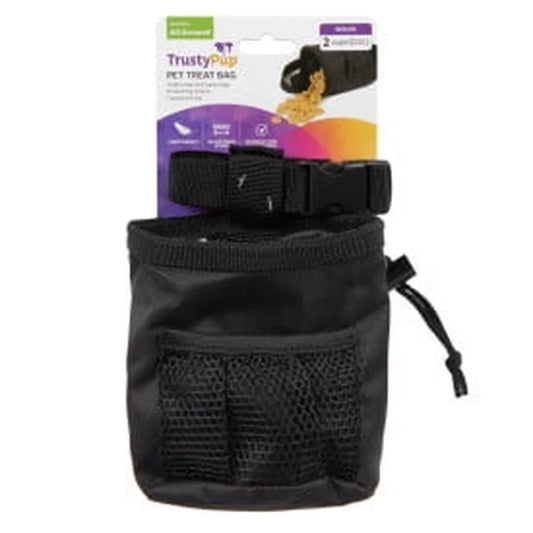Adjustable Secure Drawstring Closure Mesh Pocket Pet Treat Bag
