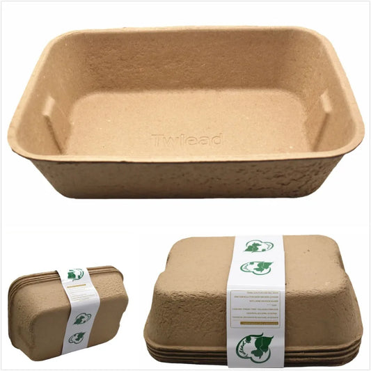 5 Pack Disposable Litter Box Trays