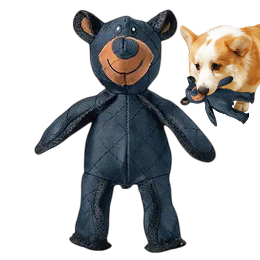 Unbreakable Squeaky Teddy Bear Dog Toy