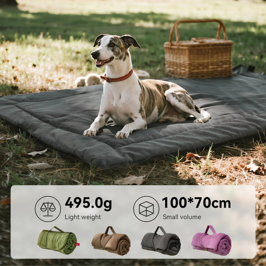 Portable Foldable Outdoor Roll-Up Dog Mat Washable for Travel