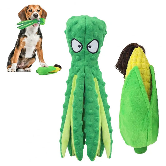 Interactive Indestructible Bite Resistant Plush Toy
