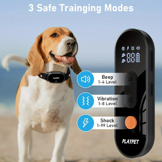 Dog Training Collar with Remote, Waterproof and Rechargeable