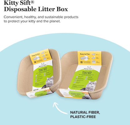 6-Pack Disposable Cat Litter Box