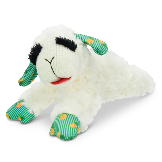 Lamb Chop Plush with Squeaker Dog Toy