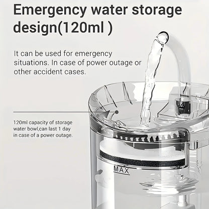Smart Drinking Fountain with Faucet & Filter for pets