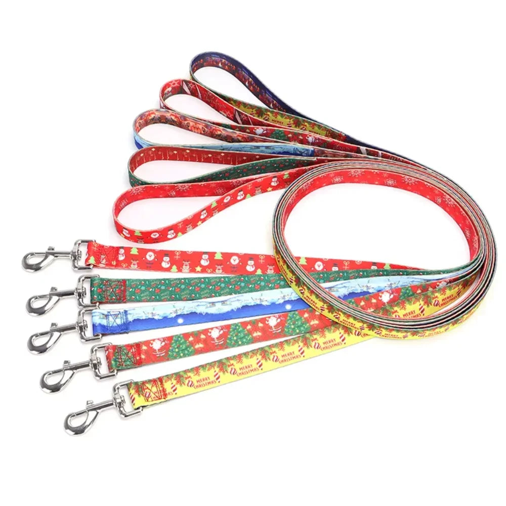 Christmas Dog Collar Harness