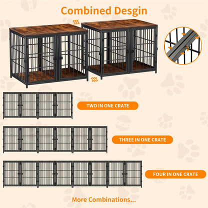Ultra Thick Kennel with Removable Divider