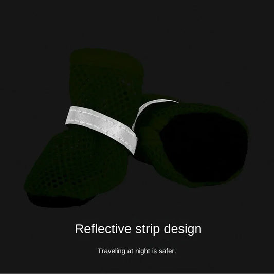 4pc, Non-slip Breathable Wear-resistant Protective Footwear.